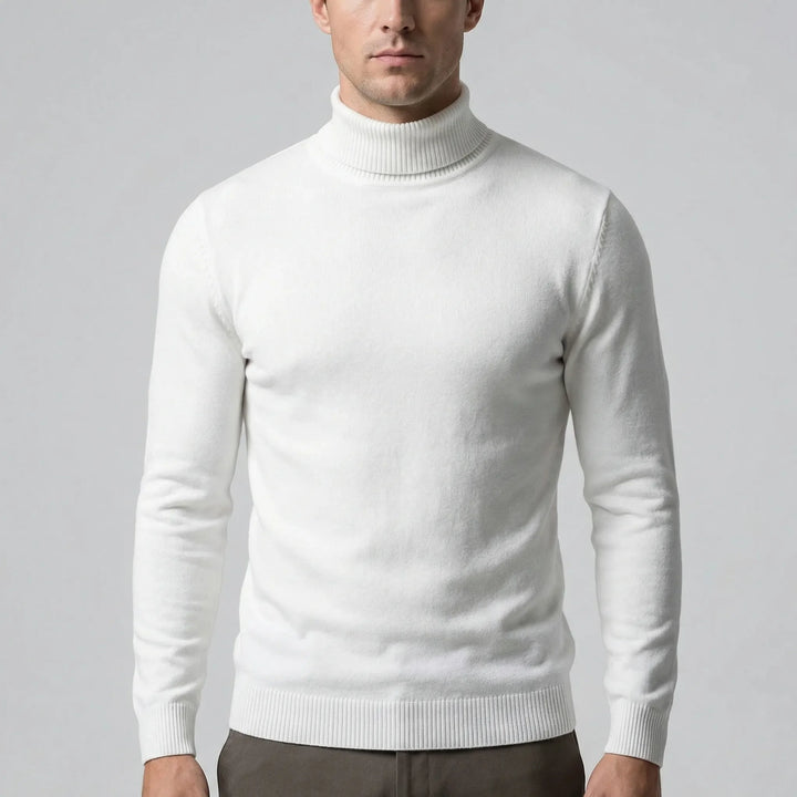 Schmal Geschnittener Rollkragenpullover Für Herren - Dario