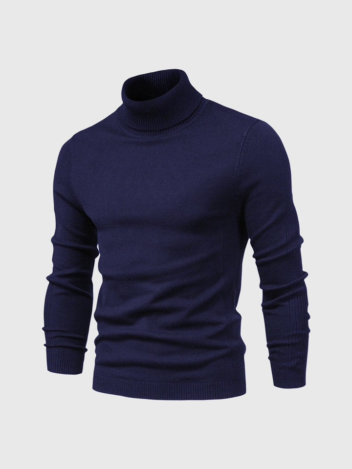 Schmal Geschnittener Rollkragenpullover Für Herren - Dario