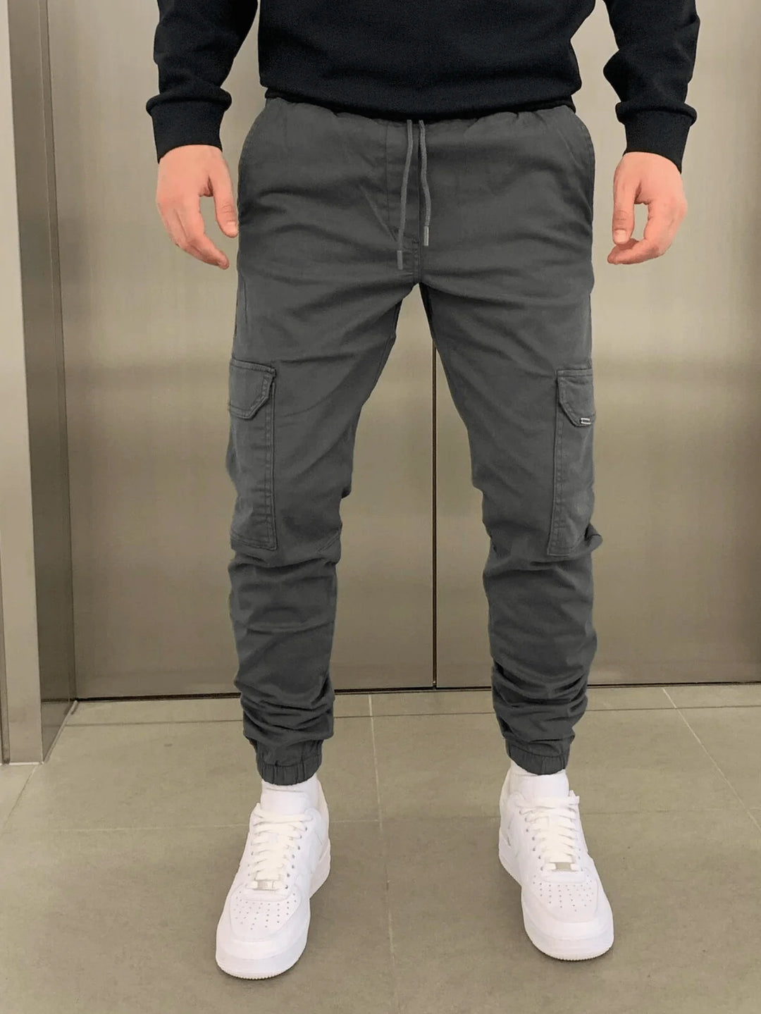 Schmale Cargo-Jogger Mit Zuschnitt - Lasse