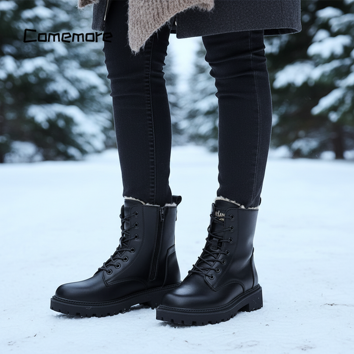 Schwarze Winterstiefel - Sarah