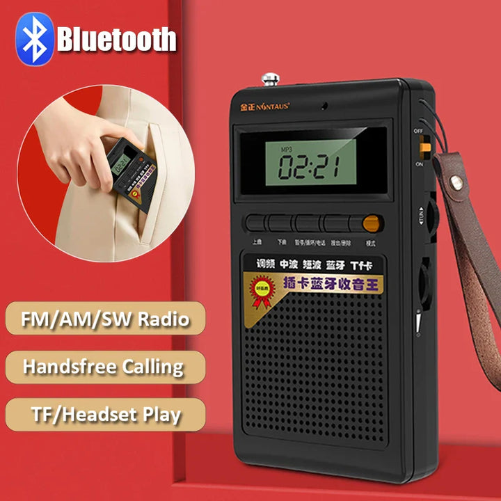 Przenośne radio Bluetooth i odtwarzacz MP3 - SoundPocket Mini