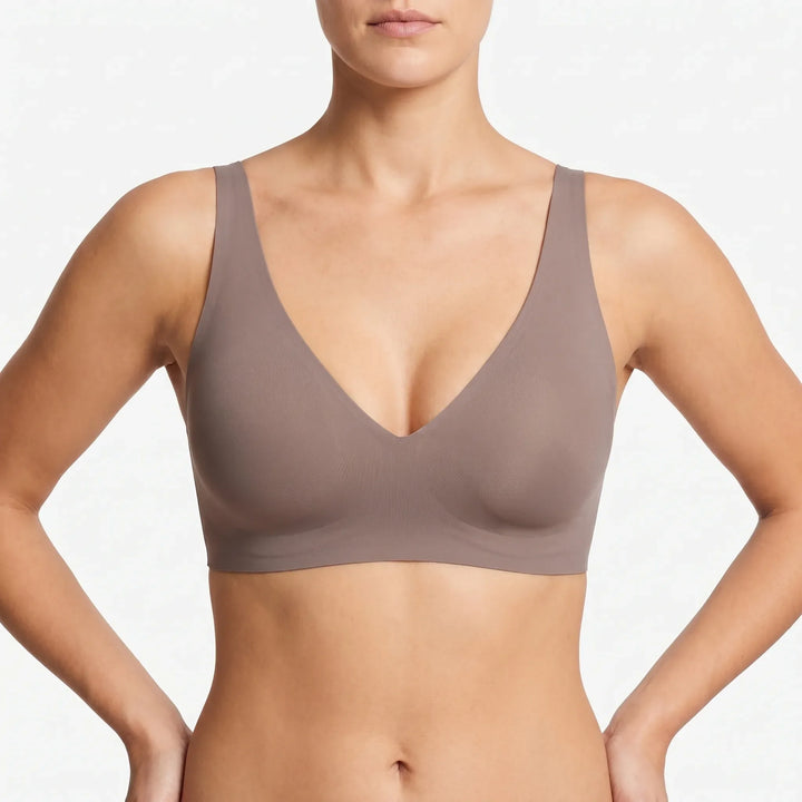 Seamless Push-Up Bralette - Pearl