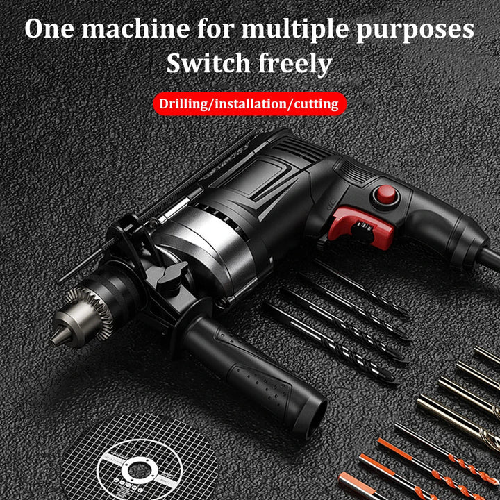 780W Elektrohacker & Wiertarka z regulowaną prędkością – DrillForce