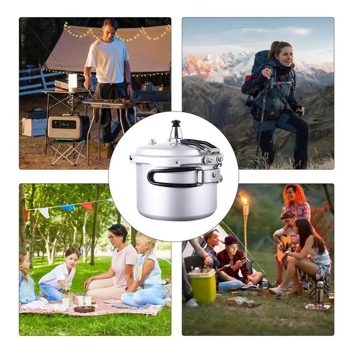 Namiotowa szybkowar z stopu aluminium przenośne naczynia do gotowania na zewnątrz – TrailMate