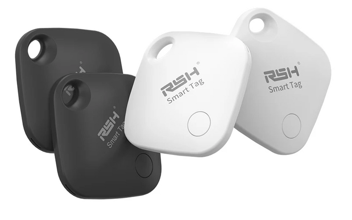 4 sztuki inteligentnych znaczników GPS z Google Find Hub dla urządzeń z systemem Android