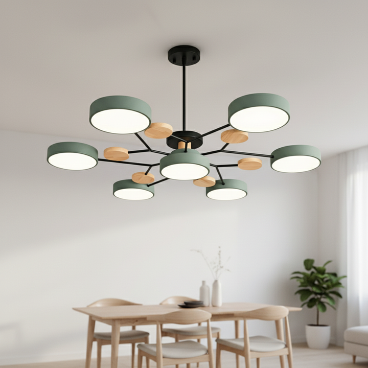 Skandinavische LED Deckenleuchte - SkandiGlow