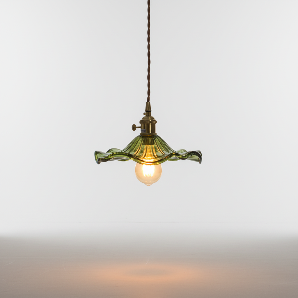 Skandinavische LED Hängeleuchte - GlassVelvet