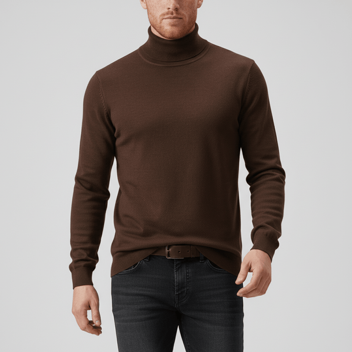 Slim-Fit-Rollkragenpullover - Friedrich