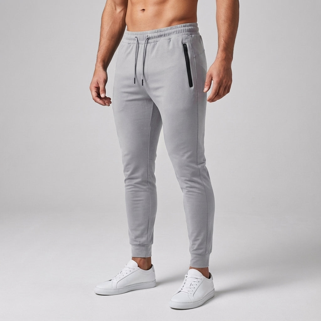 Slim Fit Trainingshose Aus Baumwollmischung - Johnny
