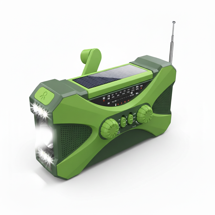 Solar Betriebenes Handkurbelradio - SafePulse