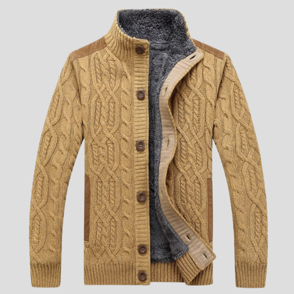 Strickjacke Mit Knopfleiste Vorne - Mats