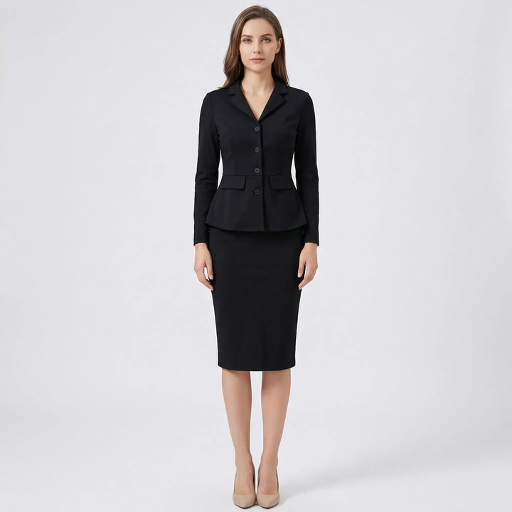 Structured Women's Office Suit Set - Jasmine