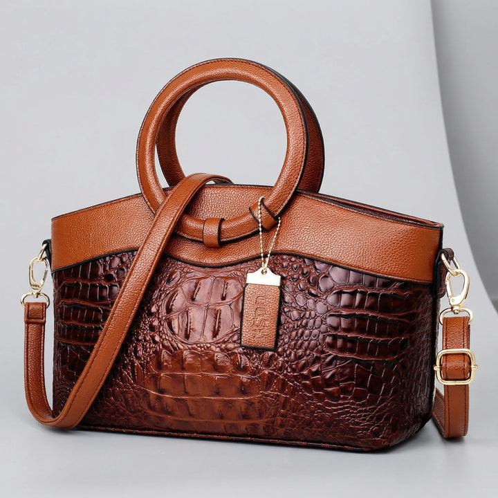 Strukturierte Tasche Mit Tragegriffen - Hannah