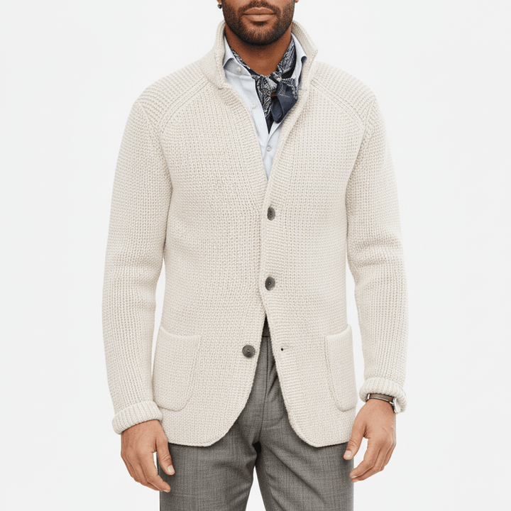 Strukturierter Strickjacke Mit Langen Ärmeln - Lennox