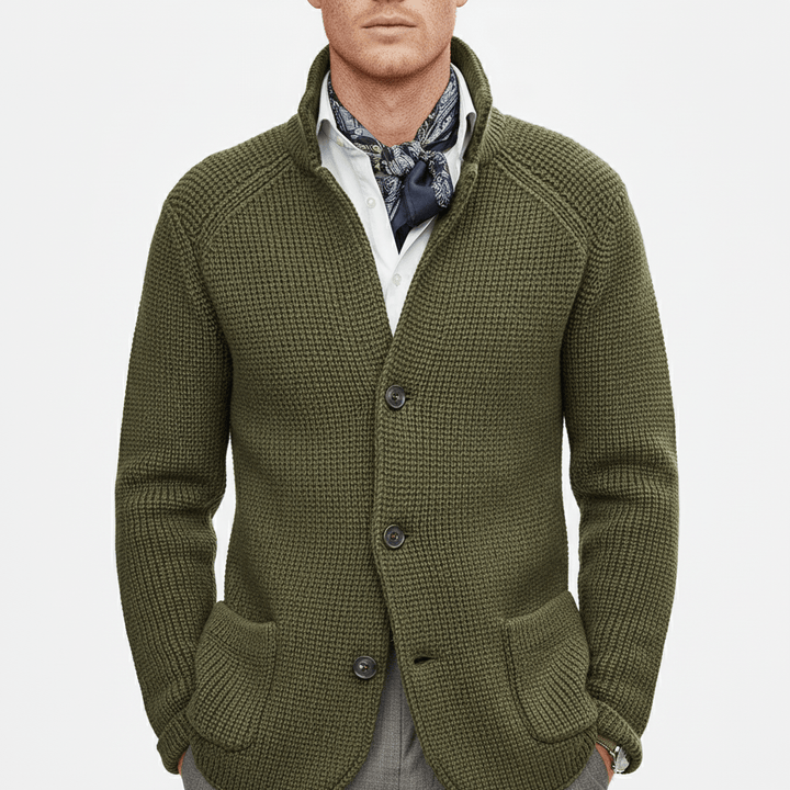 Strukturierter Strickjacke Mit Langen Ärmeln - Lennox