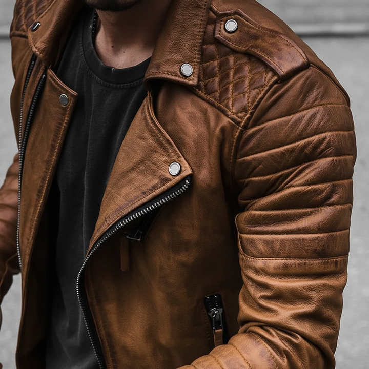 Stylishe Bikerjacke - Roman