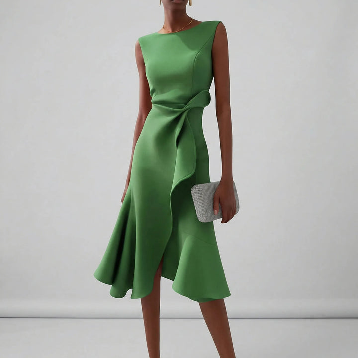 Tailliertes Abendkleid Mit Faltendetails - Karla