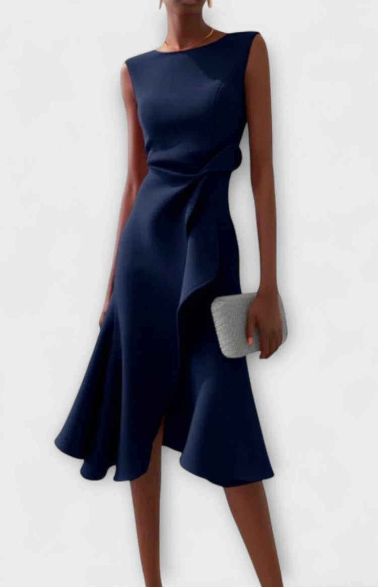 Tailliertes Abendkleid Mit Faltendetails - Karla