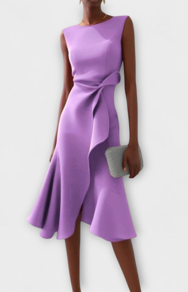 Tailliertes Abendkleid Mit Faltendetails - Karla