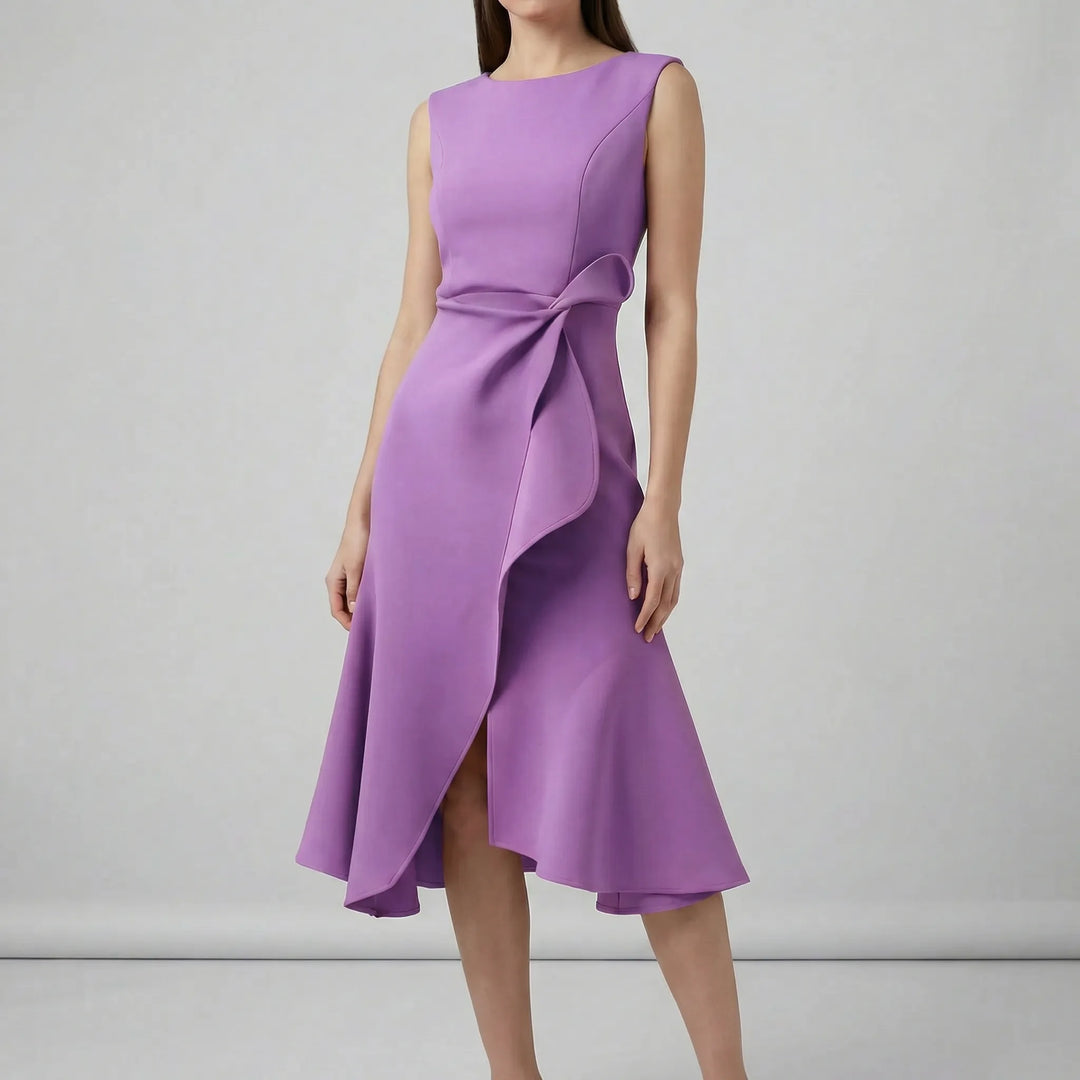 Tailliertes Abendkleid Mit Faltendetails - Karla