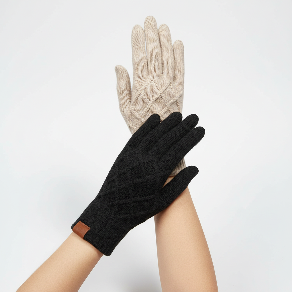 Thermisch Gestrickte Innenfutterhandschuhe - FleeceKnit