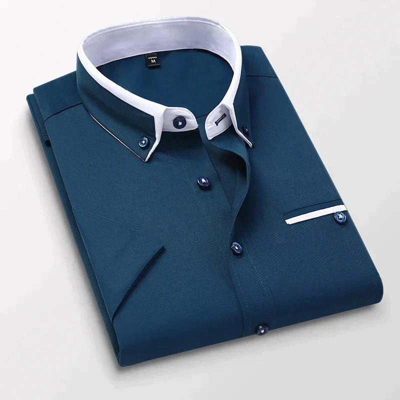 Timeless Shirt With A Turn-Down Collar - Chad