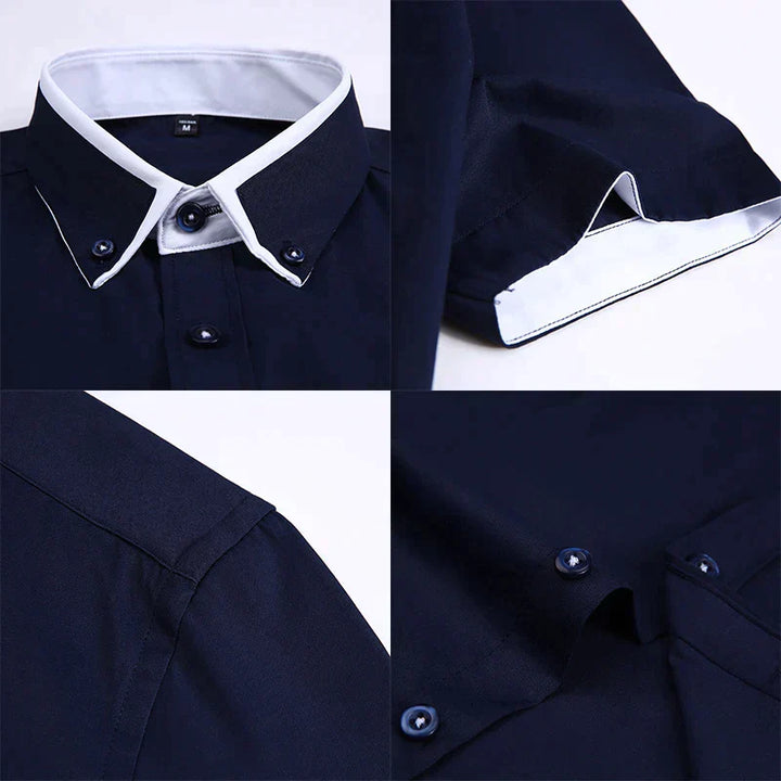 Timeless Shirt With A Turn-Down Collar - Chad