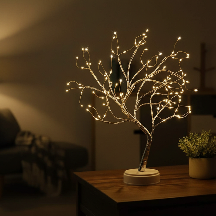 Tischleuchte Mit Biegsamen Zweigen - Enchantree