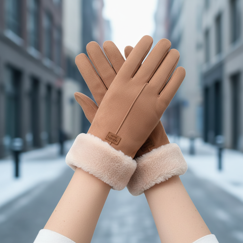 Touchscreen Kompatibler Winterhandschuh - SuedeLux