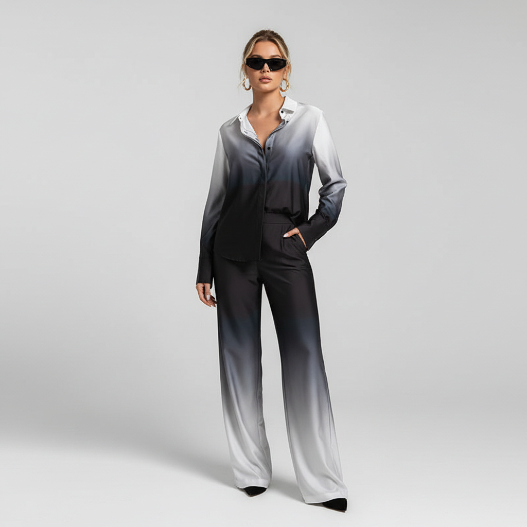 Trendige Ombre-Outfit-Kombination - Theresa