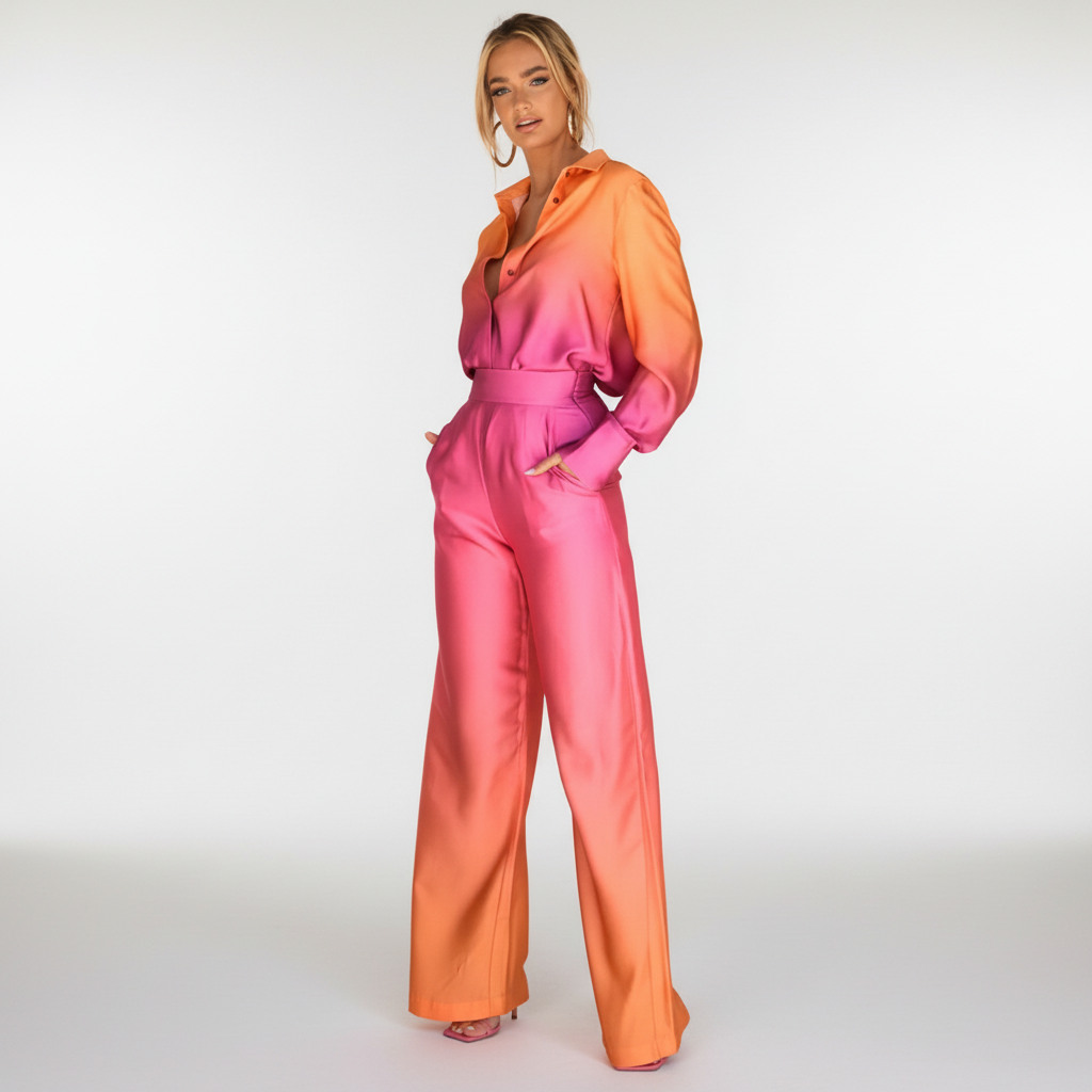 Trendige Ombre-Outfit-Kombination - Theresa