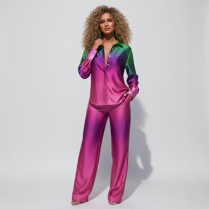 Trendige Ombre-Outfit-Kombination - Theresa