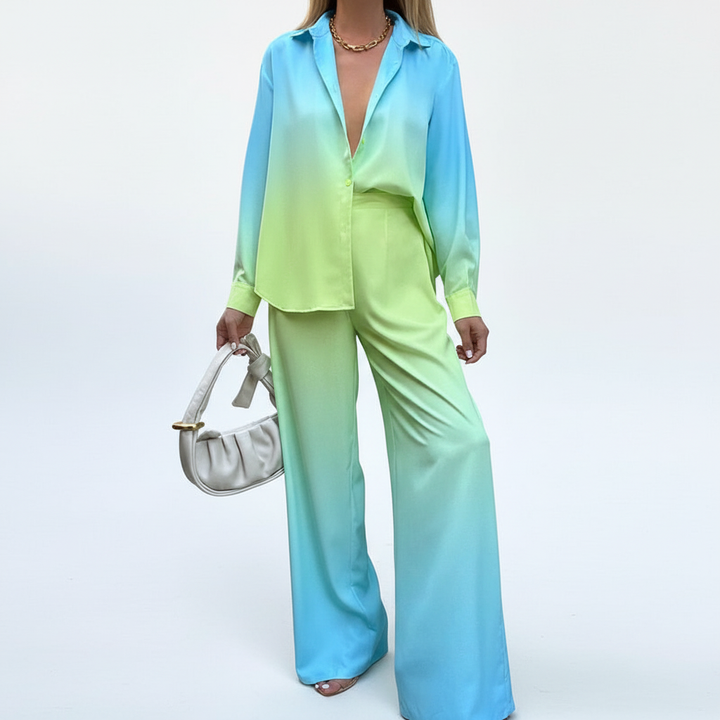 Trendige Ombre-Outfit-Kombination - Theresa