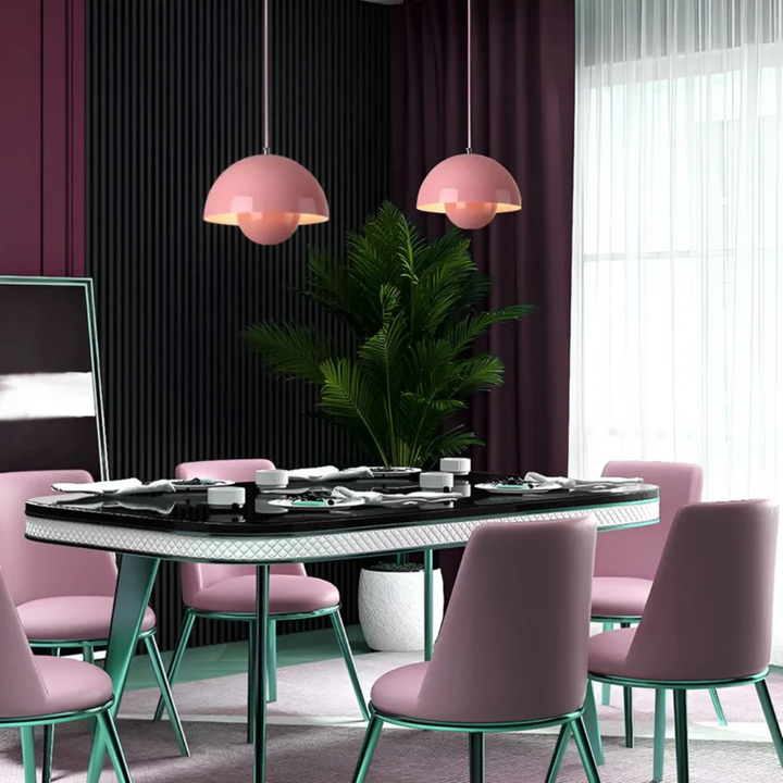 Skandynawska lampa wisząca LED - NordicBlossom
