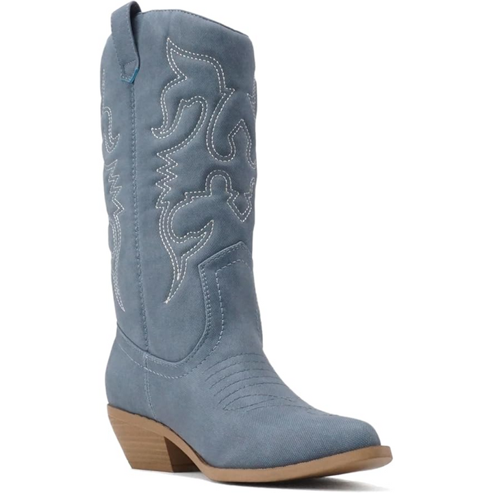Stylowe, Westernowe, Punktowane Kowbojskie Buty - Gracia