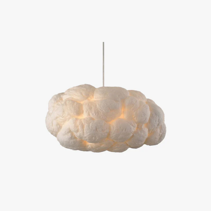 Lampa wisząca LED Cloud Biała PVC/Kot d - Nimbus