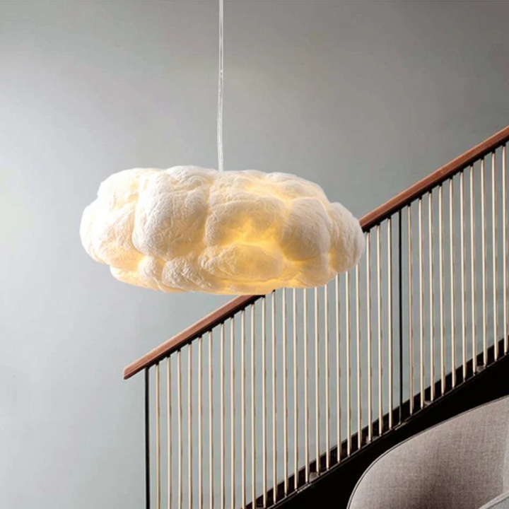 Lampa wisząca LED Cloud Biała PVC/Kot d - Nimbus