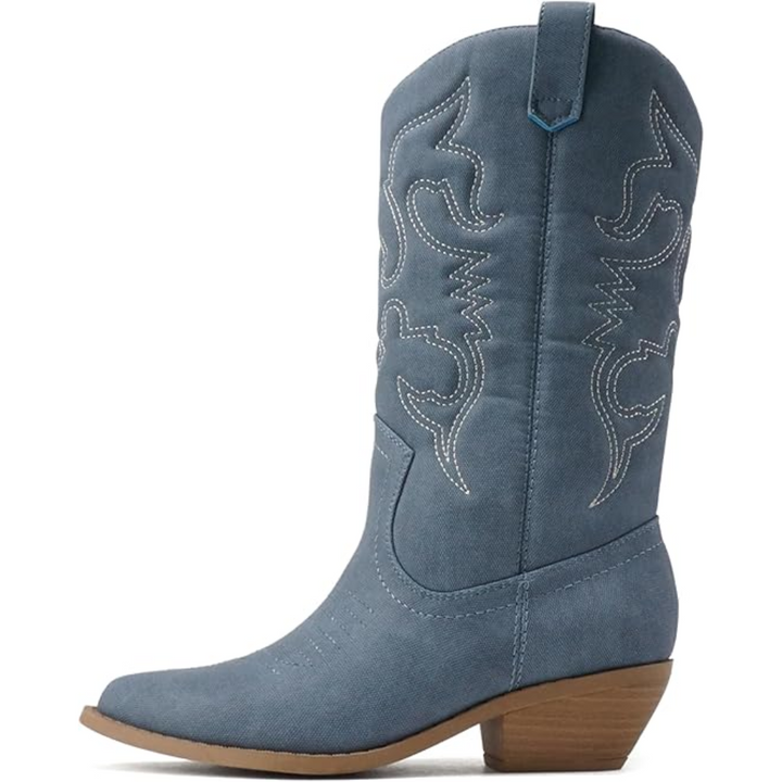 Stylowe, Westernowe, Punktowane Kowbojskie Buty - Gracia