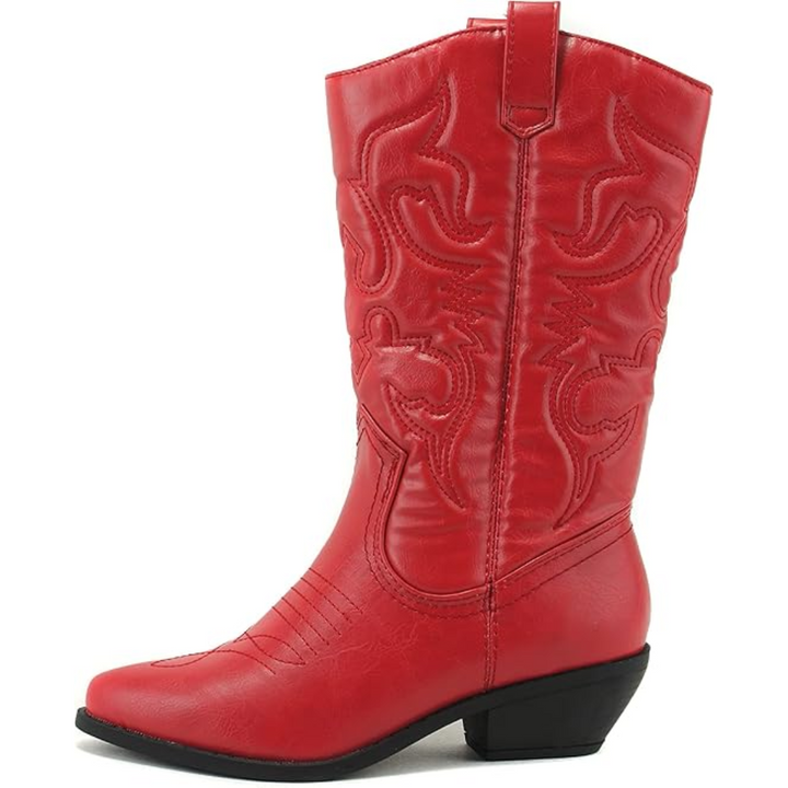 Stylowe, Westernowe, Punktowane Kowbojskie Buty - Gracia