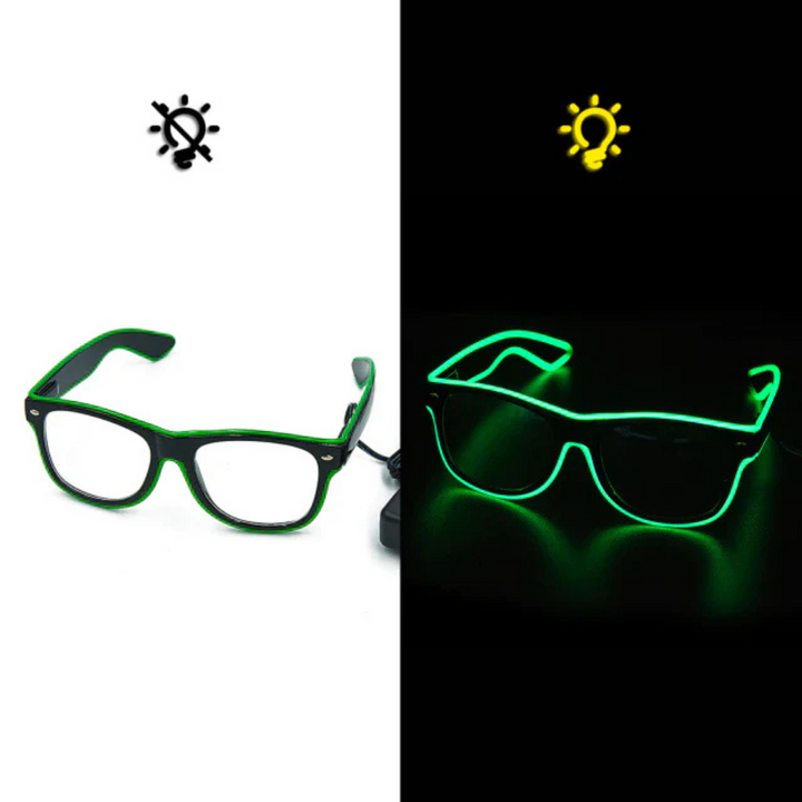 Oplichtende Neon Bril - LumaGlow