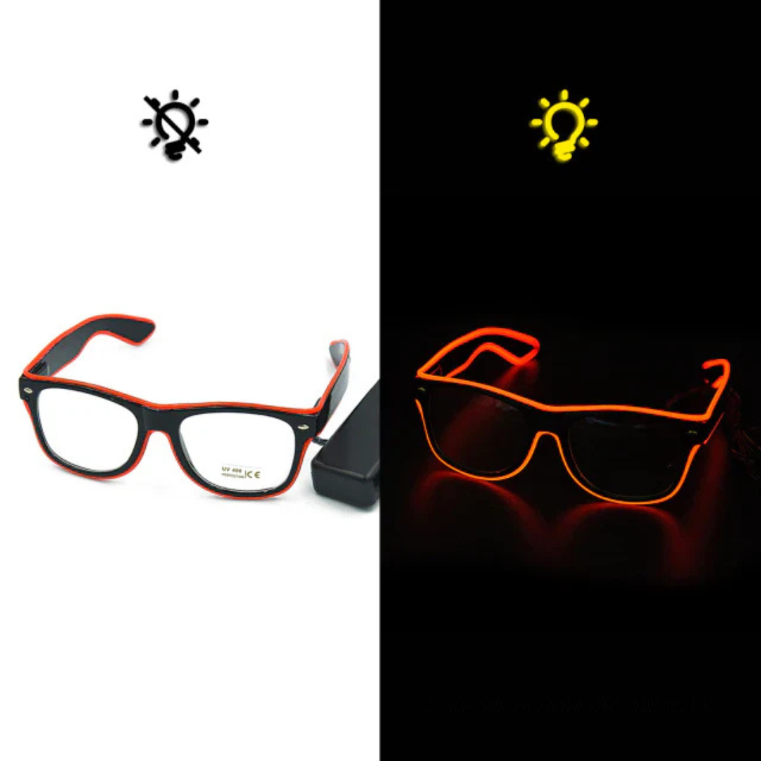 Oplichtende Neon Bril - LumaGlow