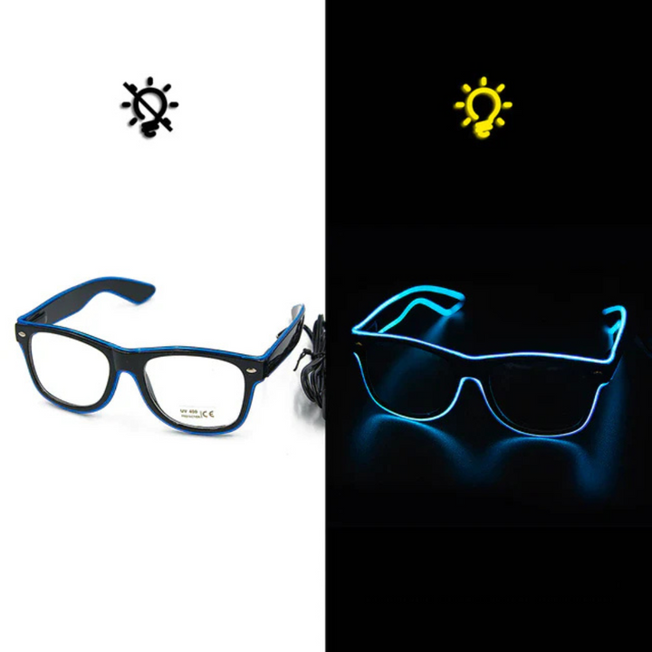 Oplichtende Neon Bril - LumaGlow