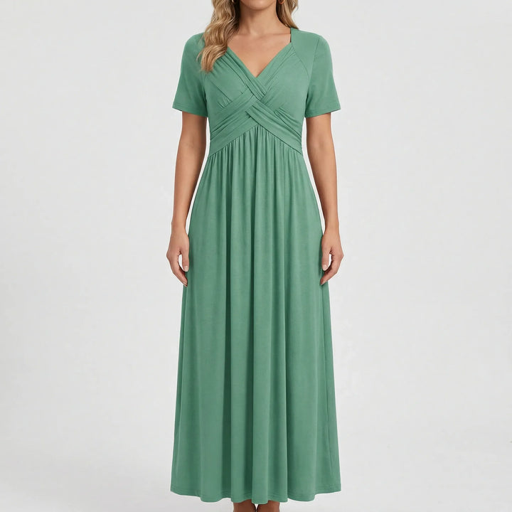 V Ausschnitt Maxikleid - Rebekka