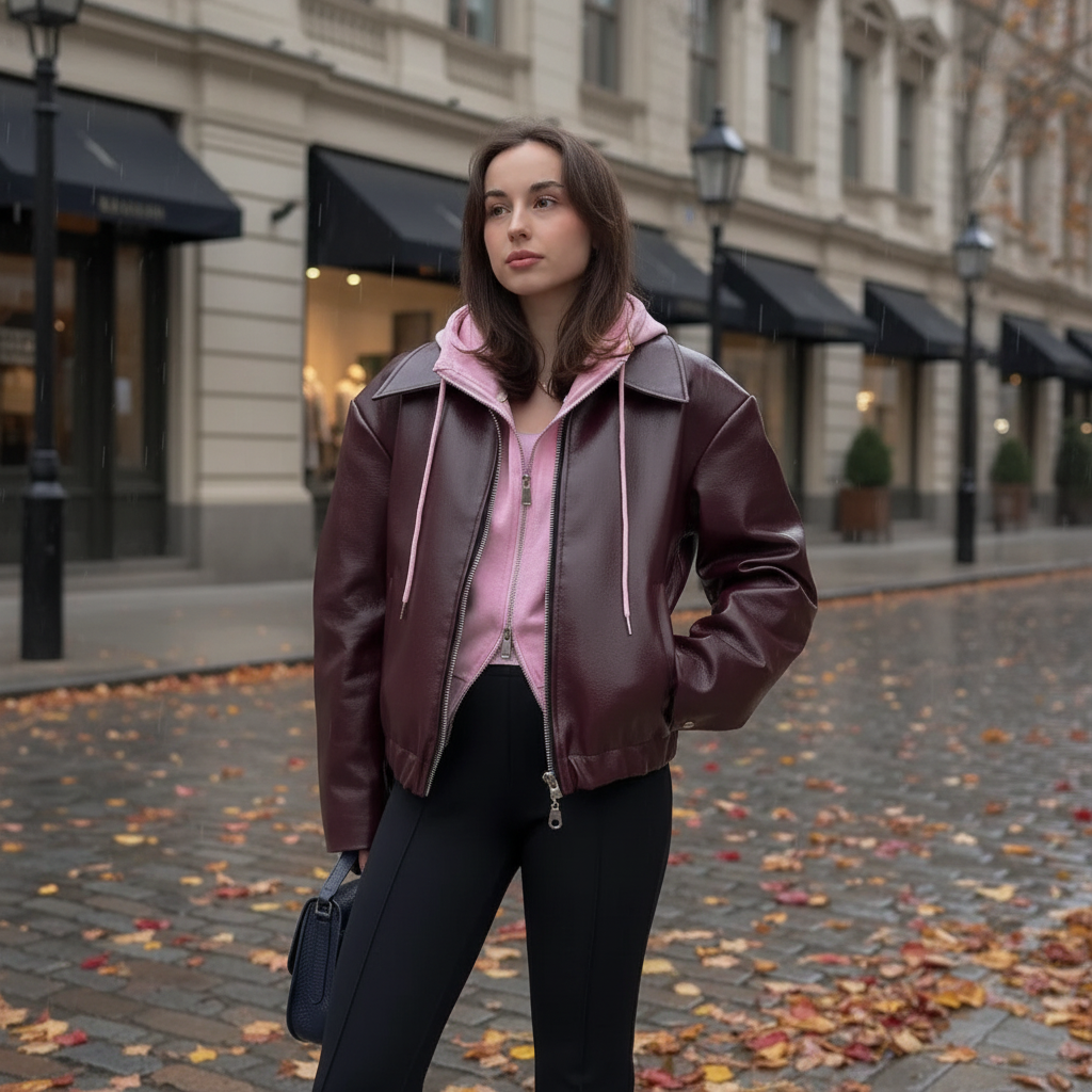 Vegan Lederjacke - Elena