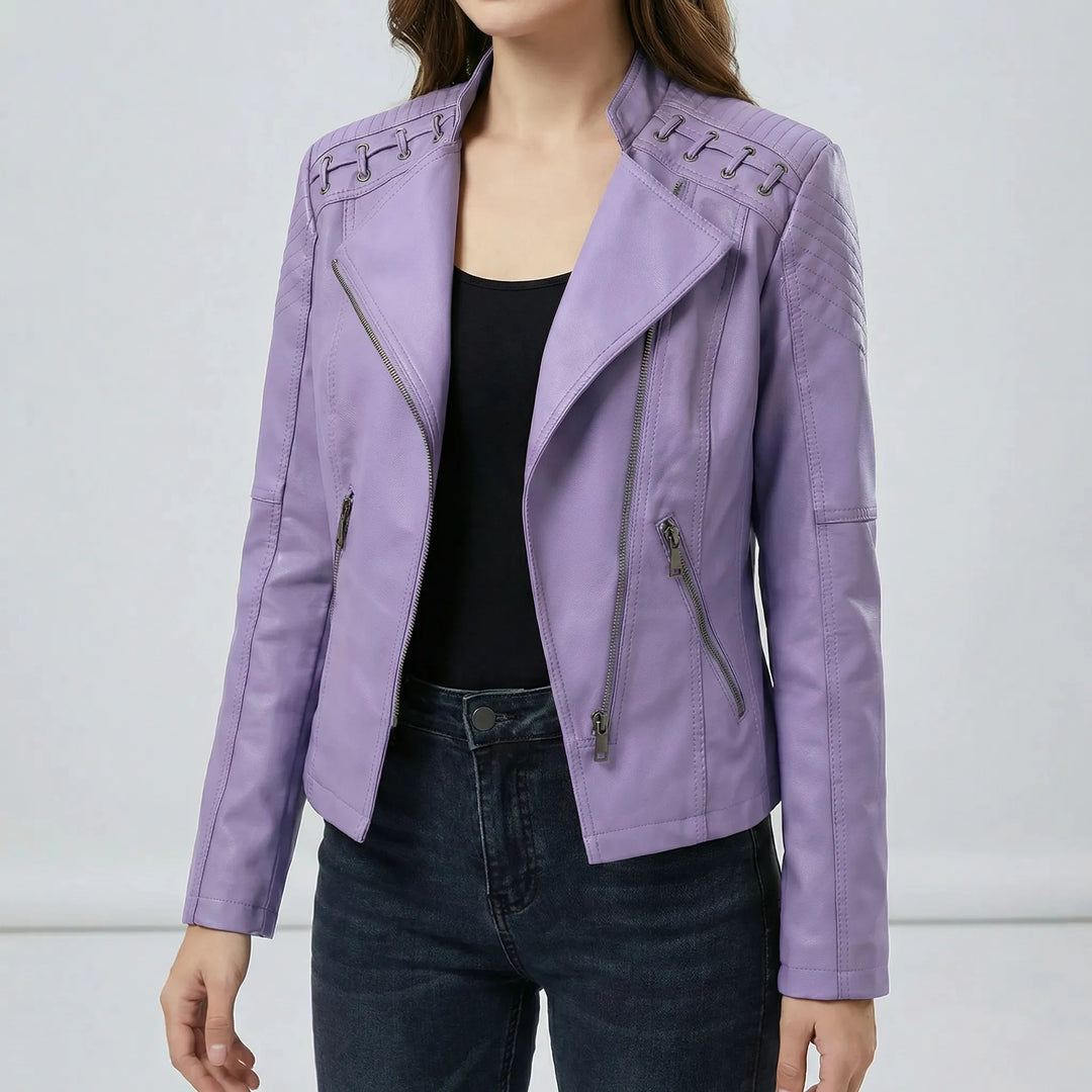 Vintage-Inspirierte Bikerjacke - Lily