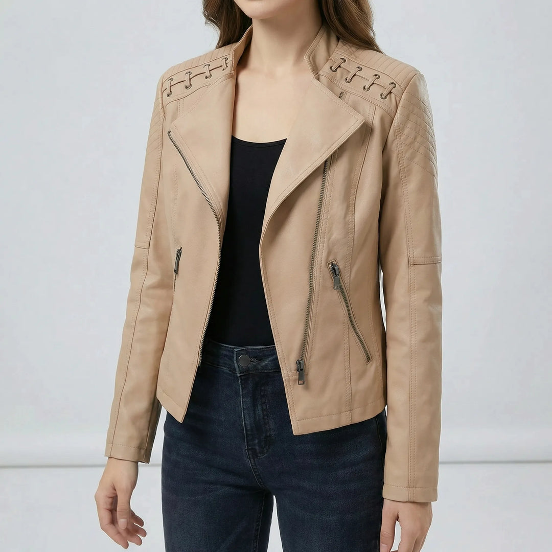 Vintage-Inspirierte Bikerjacke - Lily