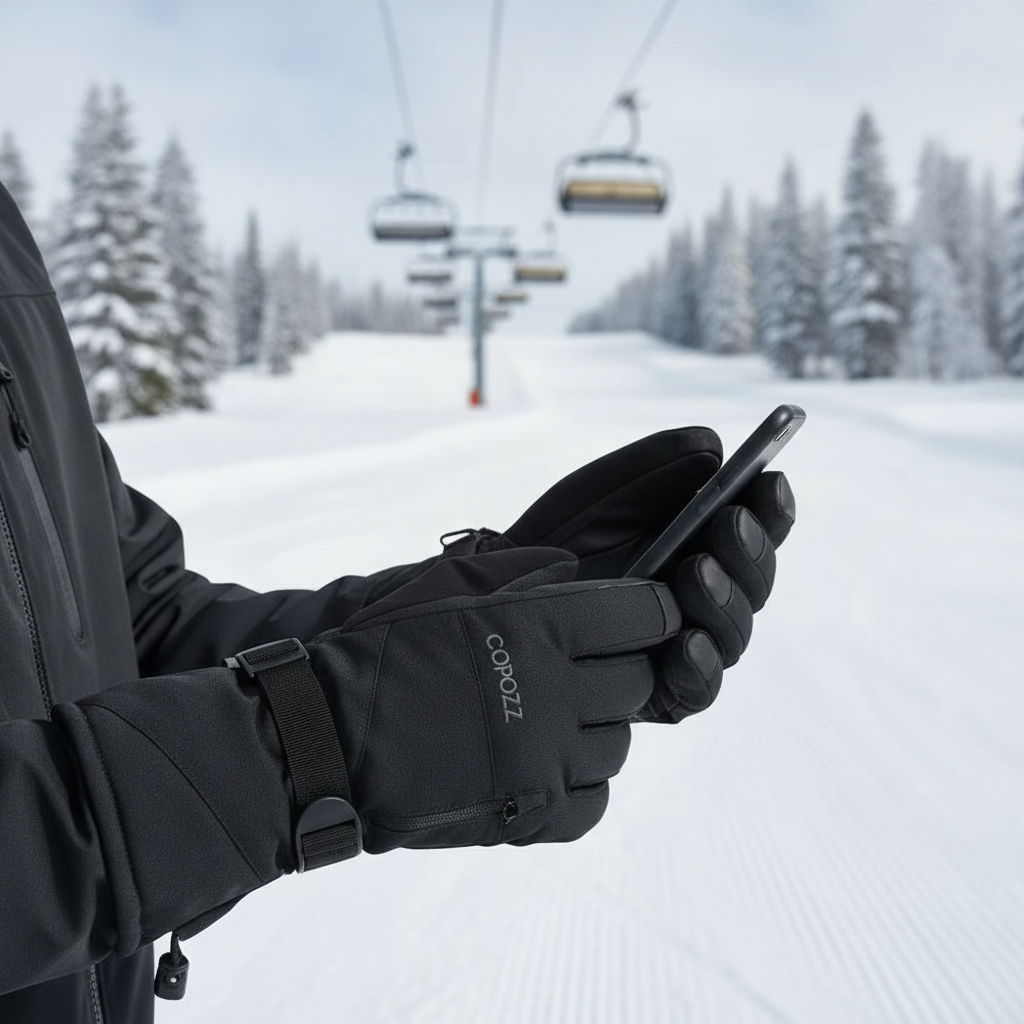 Wasserdichte Isolierte Herrenhandschuhe Mit Touchscreen - WarmGrip