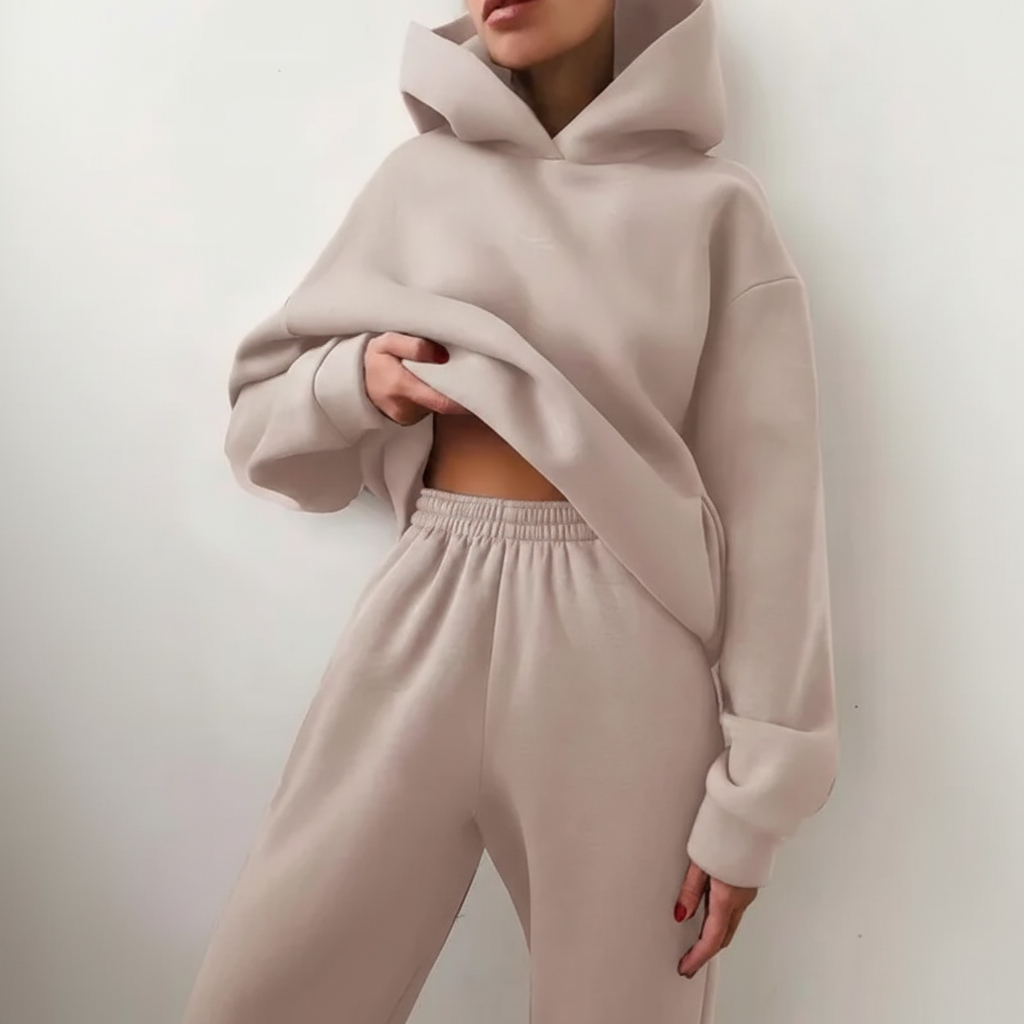 Weiches Fleecepullover-Set - Marie