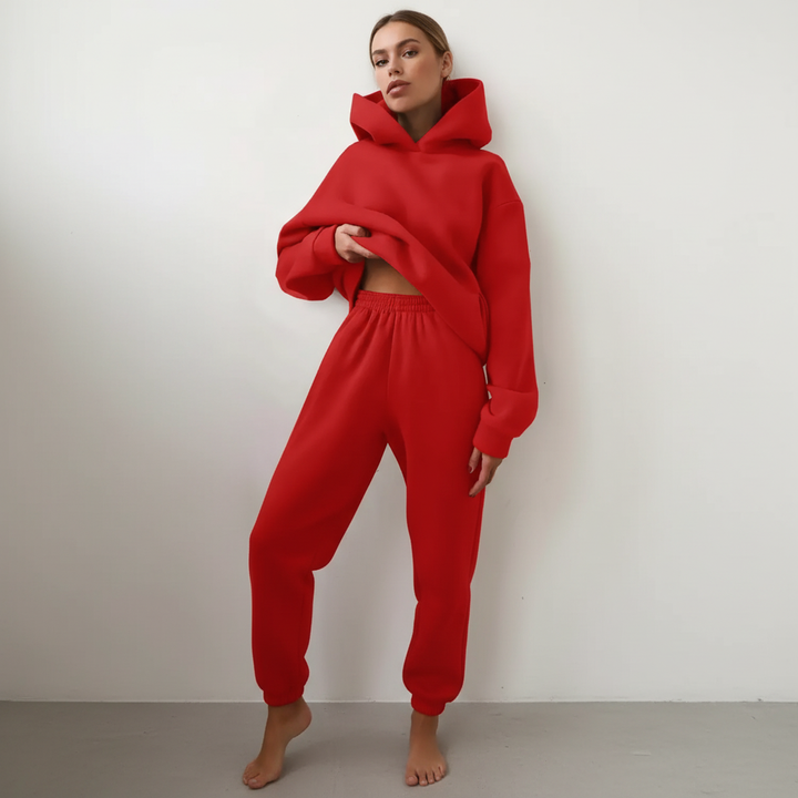 Weiches Fleecepullover-Set - Marie