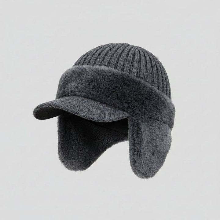 Winter Trapper Hat With Built-In Ear Protection - Mildred
